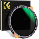 KF Concept 52mm 可変NDフィルター ND4-64CPLフィルター 2in1 一枚二役 多機能フィルター 両面28層ナノコーティング 防水撥油キズ防止 偏光フィルター メーカー直営店