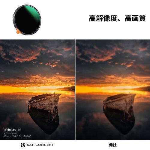 KF Concept 82mm ����ND�ե��륿�� ND3-ND1000 ������AGC���إ��饹 HDĶ������ �㤤ȿ��Ψ 360��̵�ʳ�Ĵ���ǽ 28�إʥΥ����ƥ��� �����ɱ������ɻ� ���� �ӥǥ�/���ʻ��ƤΥ�󥺥ե��륿���᡼����ľ��Ź