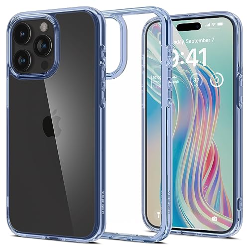 Spigen iPhone 15 Pro Max ケース クリア ストラップホール 米軍MIL規格 ウルトラ・ハイブリッド ACS07..