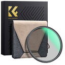 KF Concept CPLフィルター 49mm 真鍮製 HD超解像力 99.2%の偏光除去 フレアやゴースト防止 色かぶり無し 38層ナノコーティング 撥水防汚 キズ防止 超薄枠 ケラレ無し サーキュラー コントラスト 反射調整偏光フィルター(NANO-X Proシリーズ)