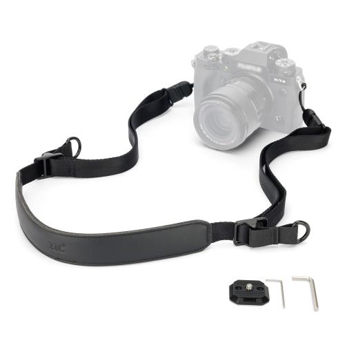 [JJC] カメラ ネックストラップ ショルダーストラップ カメラストラップ ベルト調整可 落下防止 Sony ZV-E10 II Panasonic GH7 富士フィルム X100VI キャノン EOS R8 R100 R50 R6 Mark II R7 R10 R3 R5 RP M50 M6 Nikon Z f Z30 Z50 Z6 Z7 ミラーレス 小型 一眼レフカメラ 適