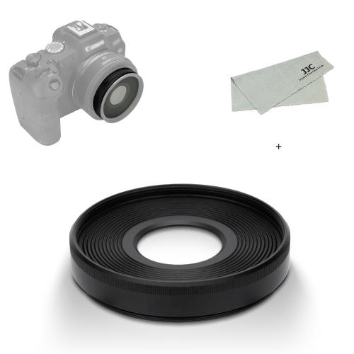 JJC EW-55 レンズフード ねじ込む式 フード Canon RF 28mm F2.8 STM レンズ 用 キヤノン Canon EOS R R..