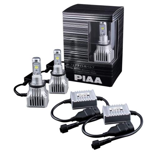 PIAA (ピア) LEDフォグライトバルブ 2400lm 6000K H8/H11/H16 ホワイト 12V16W LEF102 簡単取付