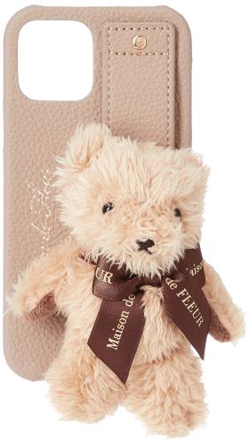 [メゾン ド フルール] iPhoneケース くまさんアイフォン12/12Proケース レディース ベージュ