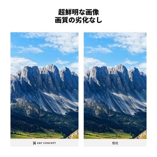 KF Concept 49mm MCUVフィルター レンズ保護フィルター レンズキャップ付き 高透過率 24層コーティング 紫外線カット 光学ガラス 薄枠 レンズ保護用 1枚クリーニングクロス付属 （Nano-Dazzle）