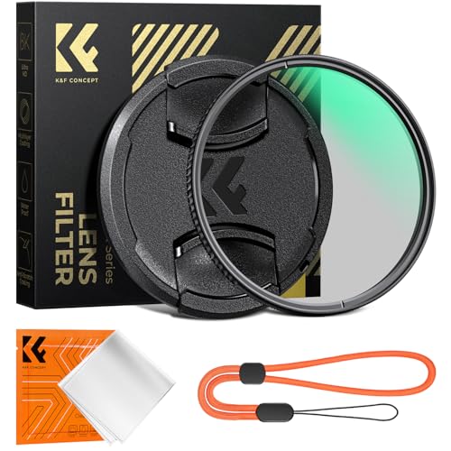 Rakuten - KF Concept 52mm CPLフィルター＋レンズキャップ＋クリーニングクロス 円偏光 色彩コントラスト 反射調整用 高透過率 28層コーティング 防水撥油 （Nano-Xcel）