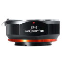 KF Concept マウントアダプター EFマウント Eマウント 変換アダプター Canon EOSレンズ- NEX カメラ対応 マニュアルフォーカス PRO 艶消し仕上げ 反射防止 無限遠実現 M12105 メーカー直営店