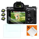 KF Concept ガラスフィルム (3枚セット)対応 A9 A7III A7R II 7II 7S II A9II 高透率 9H強化ガラス 耐衝撃 飛散防止...