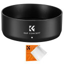 KF Concept レンズフード ES-65B 互換品 バヨネット式 For Canon RF 50mm F1.8 STM 直射光防止 画質向上 カメラ用アクセサリー 耐スクラッチ 交換レンズ アクセサリ RFレンズ用部品