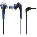 オーディオテクニカ SOLID BASS インナーイヤーヘッドホン ブルー ATH-CKS550 BL(2)