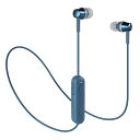 オーディオテクニカ SoundReality ワイヤレスイヤホン Bluetooth リモコン/マイク付 ブルー ATH-CKR300BT BL