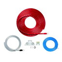 オーディオテクニカ パワーケーブルキット TPK-400R 4AWG パワーアンプ用