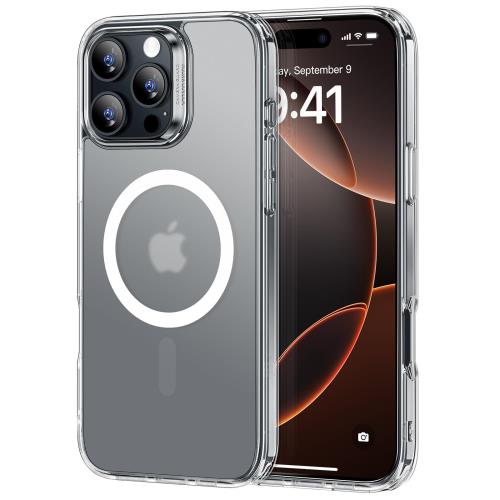 米軍MIL規格・Magsafe対応ESR iPhone 16 Pro ケース ワイヤレス充電対応 耐衝撃 いPhone16Pro ケース マグネットスマホケース アイフォン 16 プロ対応Classicハイブリッドケース(HaloLock) iphone16 pro ケース 対応 フロストホワイト