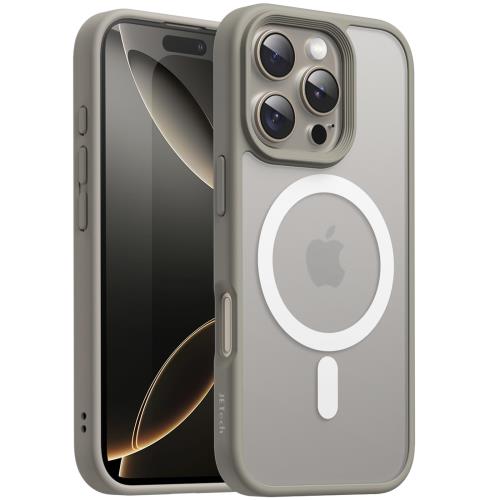 JETech iPhone 16 Pro 6.3 ޥͥå  MagSafeб ȾƩΥޥå  Ѿ׷ С...