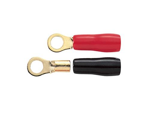 オーディオテクニカ TL14-M4R ケーブルターミネータ（R型圧着タイプ)（赤/黒各2個入）（14ゲージまでネ..