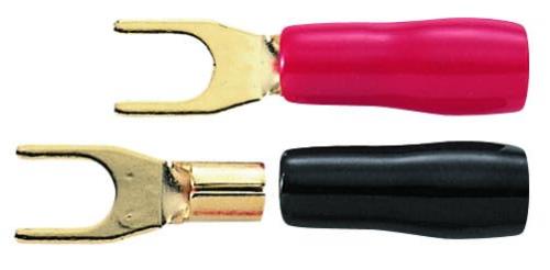 audio-technica オーディオテクニカ TL14-M4Y ケーブルターミネータ（Y型圧着タイプ)（赤/黒各2個入）..