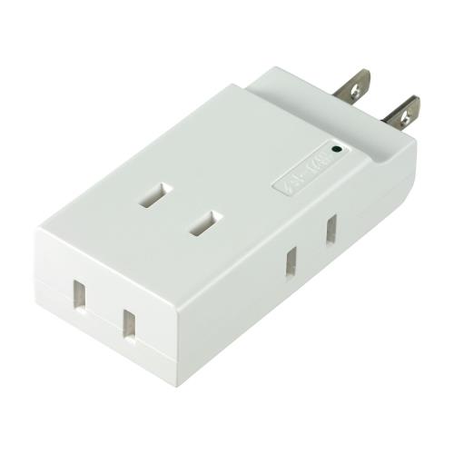 (ELPA) ѥȥå 󥻥 Ÿå 륬 4ĸ 15A 125V 󥰥ץ饰 A-CT004SB(W...