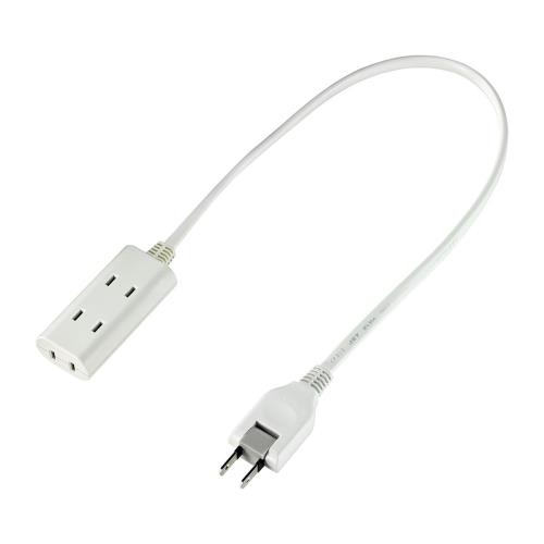 エルパ(ELPA) ちょっとコードタップ 旅行 コンセント 持ち運び 3個口 50cm 125V 15A スイングプラグ WB..