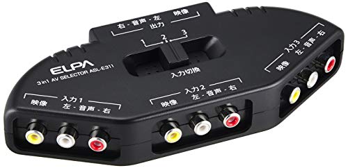 エルパ (ELPA) AVセレクター3in1 HDMI 分配器 ASL-E311