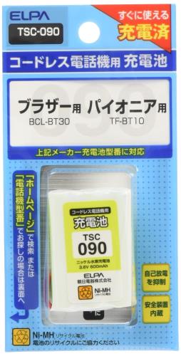 �����(ELPA) ���õ��ѽ����� �ѥ����˥�¾Ʊ���� ���ӥѥå� 3.6V 600mAh �˥å�����ǽ����� TSC-090