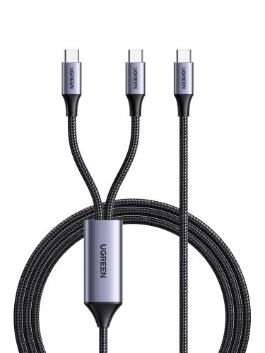 UGREEN USB Type C ֥ PD 100W 2-in-1 Type C ®ť֥ USB C to USB C ...
