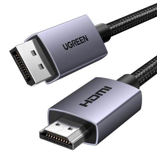 UGREEN 4K DisplayPort (ǥץ쥤ݡ) - HDMI Ѵ֥ 1080P@120Hz 4K30Hz ñ...