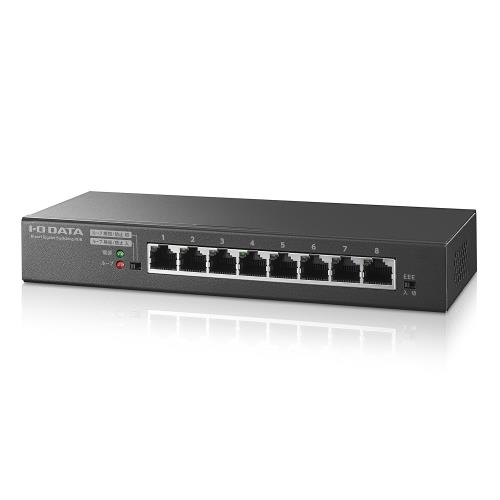 Usb Storage Media - IODATA 8ポート スイッチングハブ ループ検知 防止 モード切替 セキュリティ L2 ファンレス メタル筐体 壁面設置 壁掛け 電源内蔵 日本メーカー ETG-ESH08LM