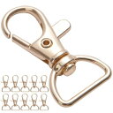 キーホルダー 金具 キーホルダーパーツ 10個入 ワンタッチキーホルダー金具 手芸用品 回転カン ナスカン 丸カン付き 回転カン付き ワンタッチキーホルダー金具...