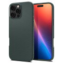 Spigen iPhone 16 Pro Max ケース 米軍MIL規格 ストラップホール マット TPU バンパー 耐衝撃 リキッド・エア ACS07990 (アビス・グリーン)(2)