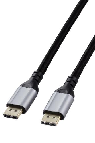 DisplayPort(TM)ポート搭載のパソコンとディスプレイなどを接続し、映像信号と音声信号を伝送できるDisplayPortケーブルです。 DisplayPort規格Ver1.2に準拠するDisplayPortメッシュケーブルです。 ...