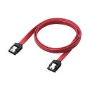 エレコム SATA ケーブル (ストレート-ストレート型) 70 6Gbps対応 狭い隙間での配線に適したフラットケーブル 長く使用する社内システムや設備での使用に最適 EU RoHS指令準拠 レッド ST6-07/ID(2)