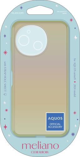 ���쥳�� AQUOS sense9 ������ ���ե� ���ꥢ�������� �ޥ������ɥåȲù� TPU ��������ݸ��߷� �����������ȥ�åץ������� meliano �֥饦�� PM-S244UCABR