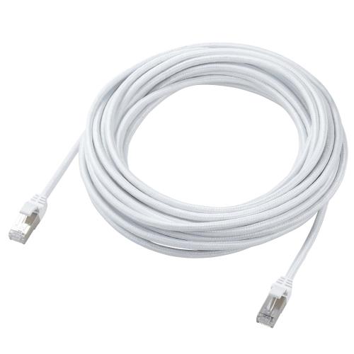 Other - エレコム LANケーブル CAT7 10m 10Gbps 爪折れ防止 メッシュケーブル ホワイト ECLD-TWSM/WH100
