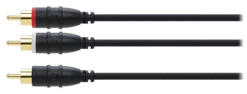 オーディオテクニカ AT-BC65/3.0 車載用 オーディオケーブル ピンプラグ×1⇔ピンプラグ×2 サブウーファー用 RCA OFC 耐熱 金メッキプラグ 3.0m