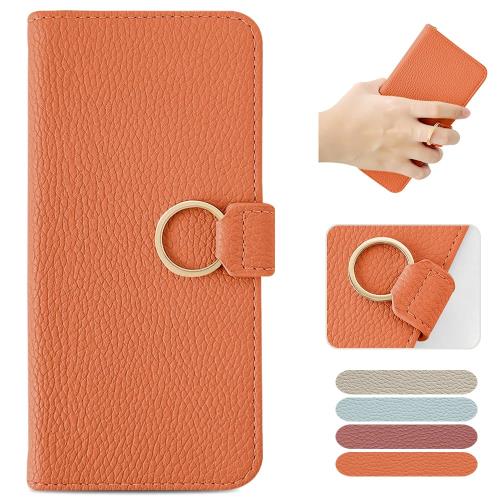 MAGICASE For iPhone 15 ケース 手帳型 おしゃれ リング付き アイフォン 15 ケース 手帳型 かわいい 女性 あいふぉん 15 ケース シンプル 美しい 財布型 アイホン 15 ケース エレガント 人気 ストラップホール付き あいほん 15 マグネット式 カード収納 スタンド機能 高級PU