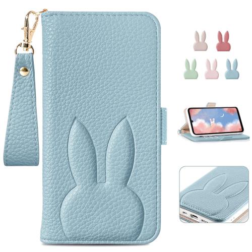 MAGICASE For AQUOS sense8 ケース 手帳型 SHG11 ケース SH-54D スマホケース かわいい 贈り物 おしゃれな カード収納 アクオス センス8 ケース 可愛い 人気 シャープ ファッショ 動物 兎柄 シンプル カード収納 財布付きサ 横置き機能 かっこいい スタンド機能 360度保護(AQ