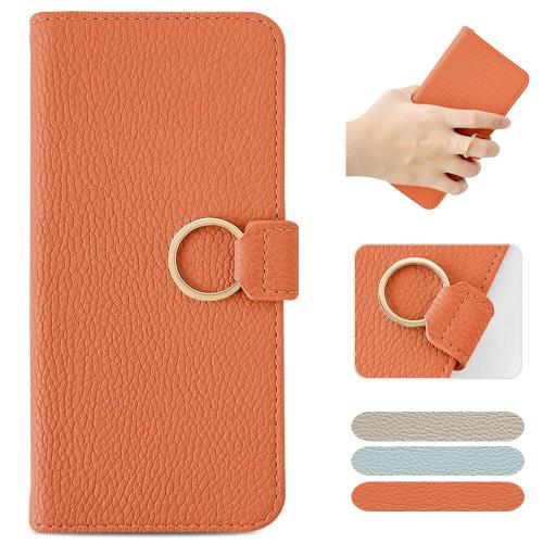 MAGICASE For Xperia 10 VI ケース 手帳型 おしゃれ リング付き エクスペリア 10 VI ケース 手帳型 かわいい 女性 SO-52E ケース シンプル 美しい 財布型 SOG14 ケース エレガント 人気 ストラップホール付き マグネット式 カード収納 スタンド機能 高級PU 肌感レザー 耐衝撃