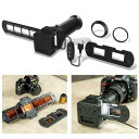 JJC 35mm フィルム フィルムデジタイズアダプター LEDライト セット フィルムホルダー 付き ネガフィルム スキャナー ネガスキャナー スライドフィルム と ストリップフィルム 対応 調光可能 ABS製 フィルム データ化 nikon d850 es-2