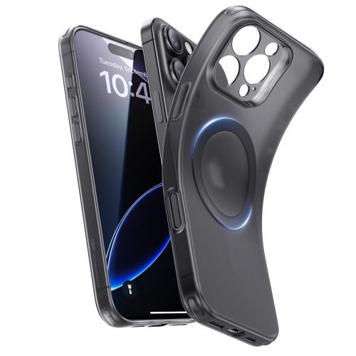 究極薄型・軽量ESR iPhone 16 Pro Max ケース MagSafe対応 カメラ保護 耐衝撃薄型カバー 黄ばみ防止 耐傷性 いphone16pro max 専用マグネットスマホケース Zeroシリーズ つや消しブラック