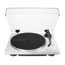 オーディオテクニカ AT-LP70X WS レコードプレーヤー フルオート アルミニウム合金ダイキャスト VM 型カートリッジ フォノイコライザー内蔵 33/45回転対応 ベルトドライブ 国内ホワイトシルバー(2)