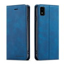 QLTYPRI AQUOS Wish ケース手帳型 AQUOS Wish2 ケース手帳型 SH-51C ケースA204SH ケース手帳型 高級PUレザー 皮革 TPU バンパー カード収納 スタンド機能 内蔵マグネット 耐衝撃 耐摩擦 上品 全面保護 人気 おしゃれ 財布型 カバー SHG06/SH-M20/A104SH 対応 5.7インチ - ブ