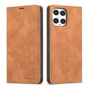 QLTYPRI iPhone 12 iPhone 12 Pro ケース 手帳型 高級PUレザー 皮革 TPU バンパー カード収納 スタンド機能 内蔵マグネット 耐衝撃 耐摩擦 上品 全面保護 人気 おしゃれ 財布型 カバー 6.1インチ - ブラウン