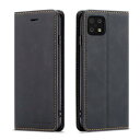 QLTYPRI AQUOS Sense 6 ケース 手帳型 AQUOS Sense 6s 手帳型ケースSH-54Bケース SHG05 ケース高級PUレザー 皮革 TPU バンパー カード収納 スタンド機能 内蔵マグネット 耐衝撃 耐摩擦 上品 全面保護 人気 おしゃれ 財布型 カバー SHG07/SH-M19 6.1インチ対応 - ブラック