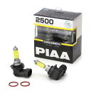 PIAA ヘッドライト・フォグランプ用 ハロゲン 2500K イエローバルブ 12V 55W HB(HB3/HB4共用) 車検対応 2個入 HS50B(2)