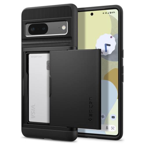 Spigen Pixel7 ケース カード 収納 MIL規�