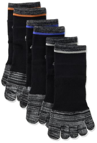 [オカモト] 10倍破れにくい WORK MAX(ワークマックス) ワークソックス 5本指 3足組 制菌消臭 丈夫 頑丈..