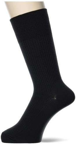 [オカモト] 24時間におわない SUPER SOX(スーパーソックス) リブ柄 クルー丈 靴下 消臭 495900