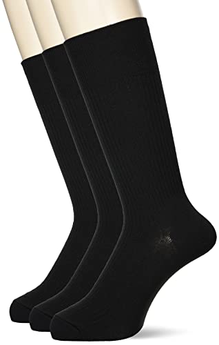 オカモト 24時間におわない SUPER SOX(スーパーソックス) リブ柄 クルー丈 靴下 消臭 495900