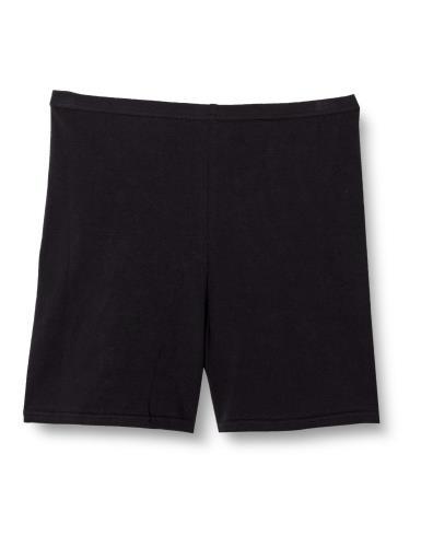 [オカモト] くろぱん 綿混 スパッツ ひざ上20cm丈 のびのび レディース 丈夫 学生 制服 サニタリー 冷..