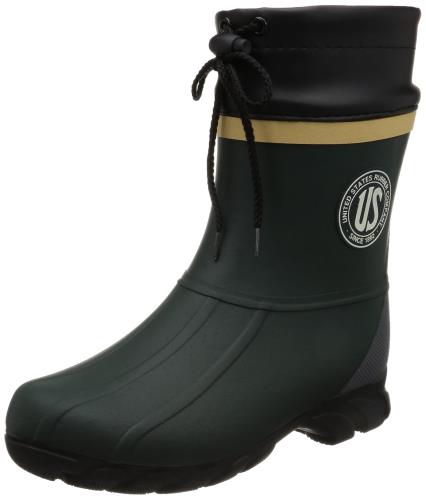 [オカモト] 歩きやすく疲れにくい 作業靴 長靴 ショート丈 アウトドア 釣り レジャー 男女兼用 RM-4301 グリーン 24.0 cm 2E